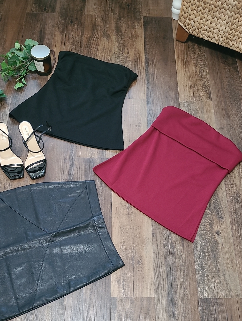 Bundle Of Strapless Tops